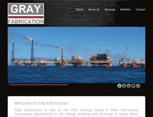 Tablet Screenshot of grayfabrication.co.uk